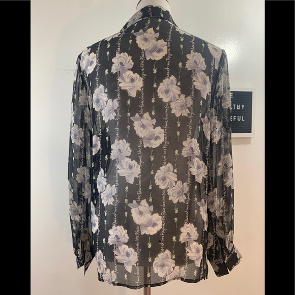 Clifford & Wills Sheer Blouse - Picture 2 of 8